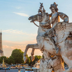 View of Paris in France
